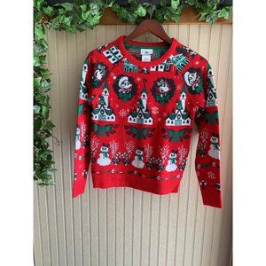 Disney Christmas Light Up Castle Ugly Sweater